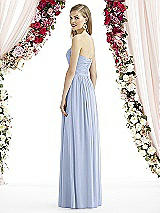 Rear View Thumbnail - Sky Blue After Six Bridesmaid Dress 6736