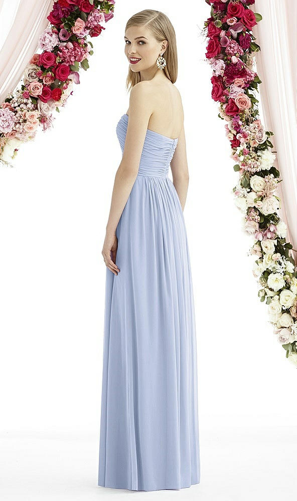 Back View - Sky Blue After Six Bridesmaid Dress 6736