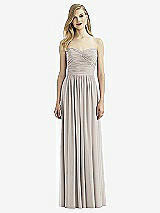 Front View Thumbnail - Taupe After Six Bridesmaid Dress 6736