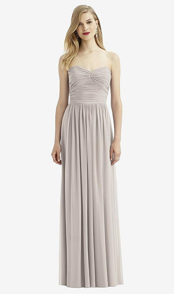 Front View - Taupe After Six Bridesmaid Dress 6736