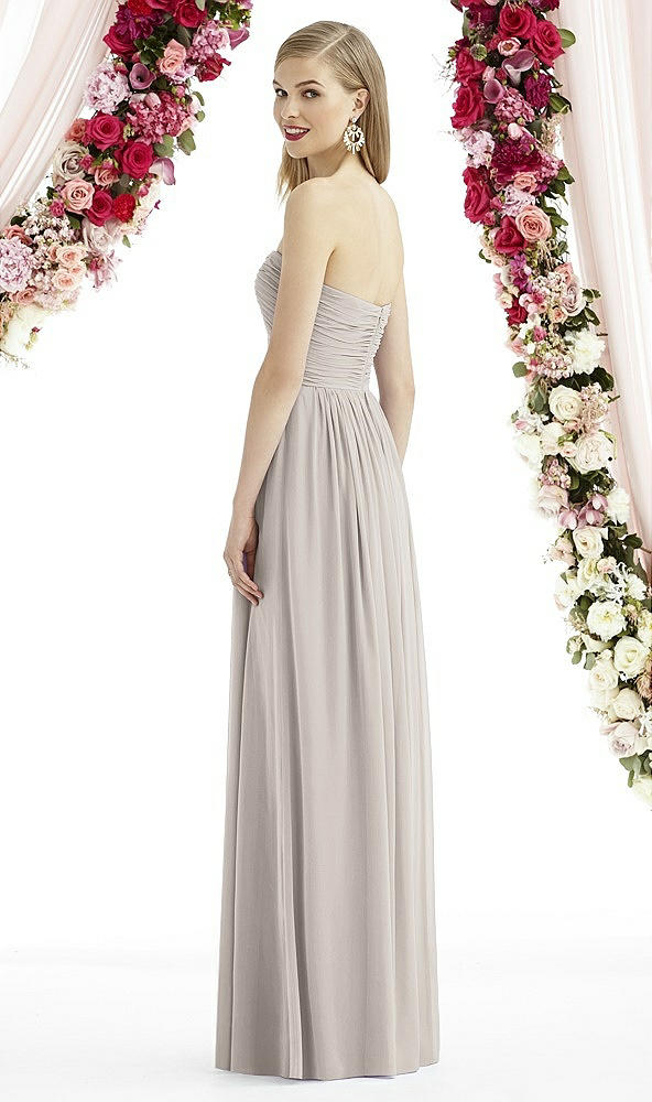 Back View - Taupe After Six Bridesmaid Dress 6736