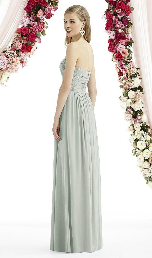 Back View - Willow Green After Six Bridesmaid Dress 6736