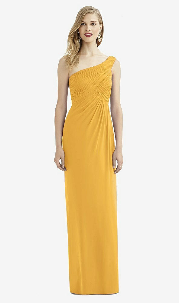 Front View - NYC Yellow After Six Bridesmaid Dress 6737