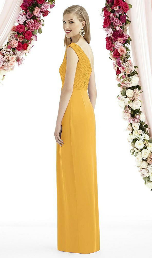 Back View - NYC Yellow After Six Bridesmaid Dress 6737