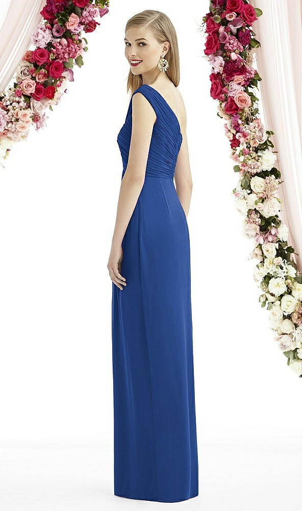 Back View - Classic Blue After Six Bridesmaid Dress 6737