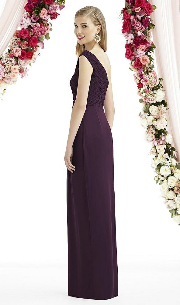 Back View - Aubergine After Six Bridesmaid Dress 6737