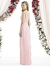 Rear View Thumbnail - Ballet Pink After Six Bridesmaid Dress 6737