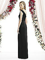 Rear View Thumbnail - Black After Six Bridesmaid Dress 6737