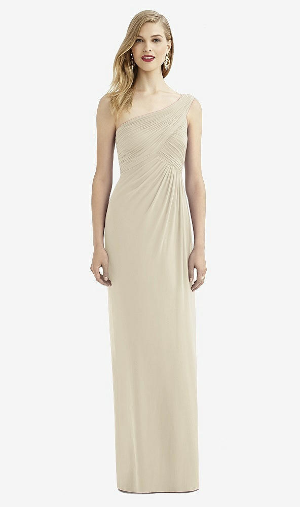 Front View - Champagne After Six Bridesmaid Dress 6737