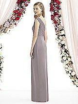 Rear View Thumbnail - Cashmere Gray After Six Bridesmaid Dress 6737