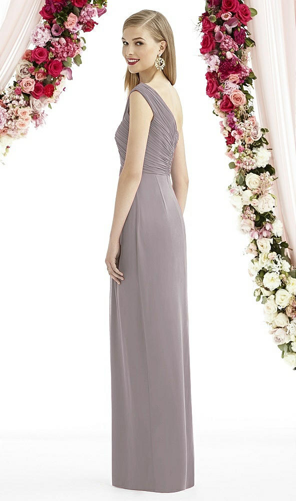 Back View - Cashmere Gray After Six Bridesmaid Dress 6737