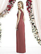 Rear View Thumbnail - English Rose After Six Bridesmaid Dress 6737