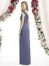 Rear View Thumbnail - French Blue After Six Bridesmaid Dress 6737