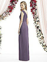 Rear View Thumbnail - Lavender After Six Bridesmaid Dress 6737