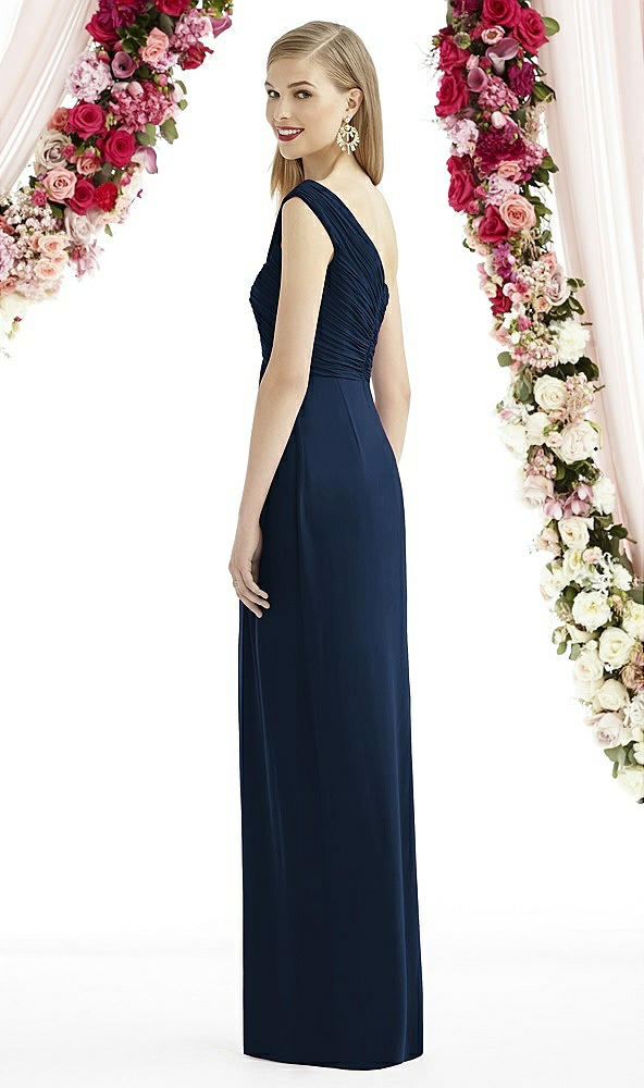 Back View - Midnight Navy After Six Bridesmaid Dress 6737