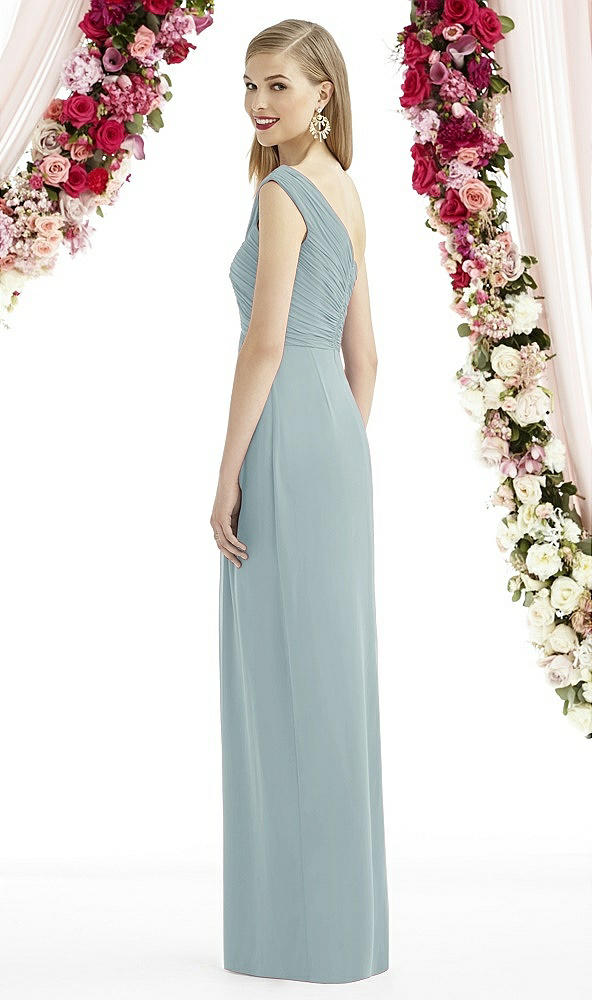 Back View - Morning Sky After Six Bridesmaid Dress 6737