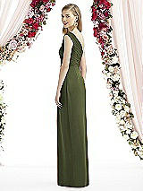 Rear View Thumbnail - Olive Green After Six Bridesmaid Dress 6737