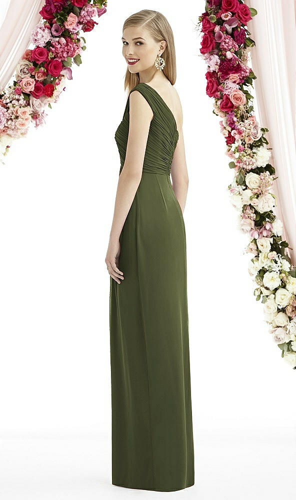 Back View - Olive Green After Six Bridesmaid Dress 6737