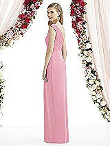 Rear View Thumbnail - Peony Pink After Six Bridesmaid Dress 6737