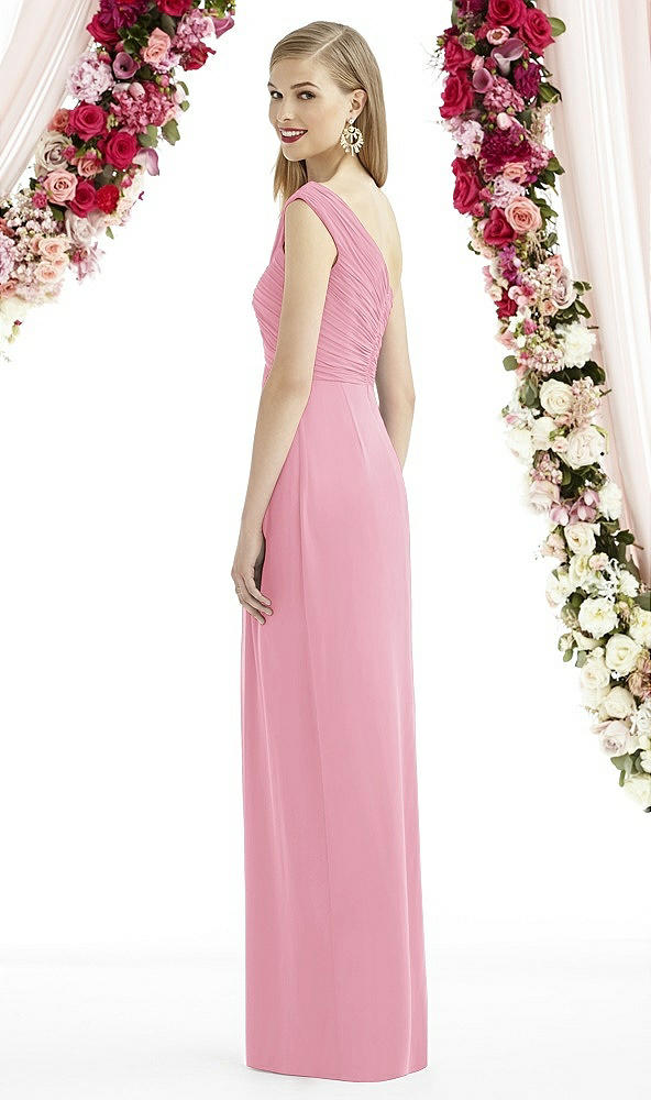 Back View - Peony Pink After Six Bridesmaid Dress 6737