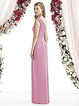 Rear View Thumbnail - Powder Pink After Six Bridesmaid Dress 6737