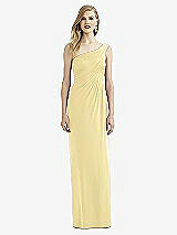Front View Thumbnail - Pale Yellow After Six Bridesmaid Dress 6737