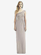 Front View Thumbnail - Taupe After Six Bridesmaid Dress 6737