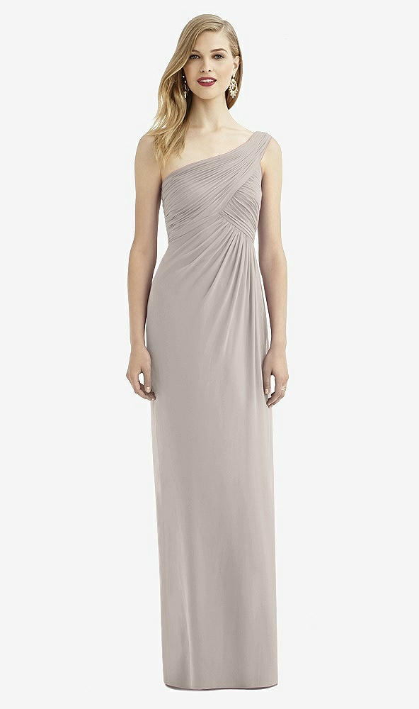 Front View - Taupe After Six Bridesmaid Dress 6737