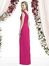 Rear View Thumbnail - Think Pink After Six Bridesmaid Dress 6737