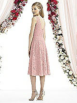Rear View Thumbnail - Rose - PANTONE Rose Quartz After Six Bridesmaid Dress 6738