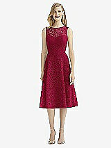 Front View Thumbnail - Spanish Red After Six Bridesmaid Dress 6738