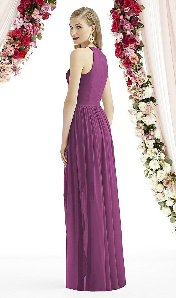 Back View - Radiant Orchid After Six Bridesmaid Dress 6739
