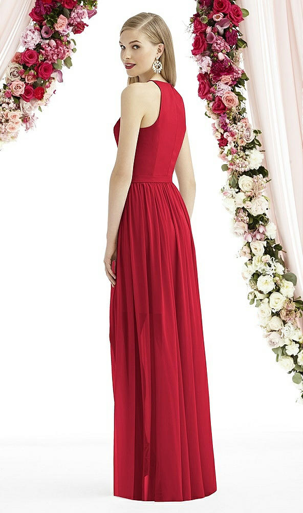 Back View - Flame After Six Bridesmaid Dress 6739