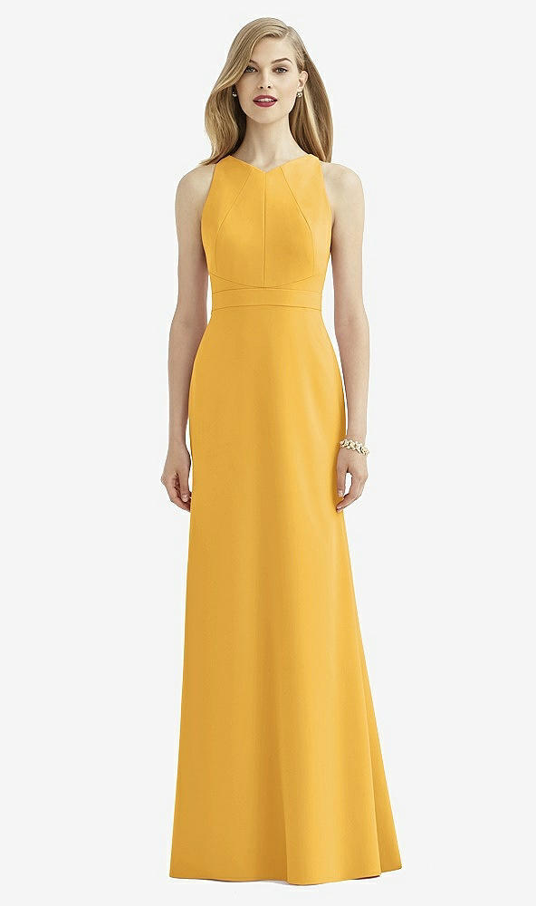 Front View - NYC Yellow After Six Bridesmaid Dress 6740