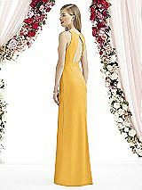 Rear View Thumbnail - NYC Yellow After Six Bridesmaid Dress 6740