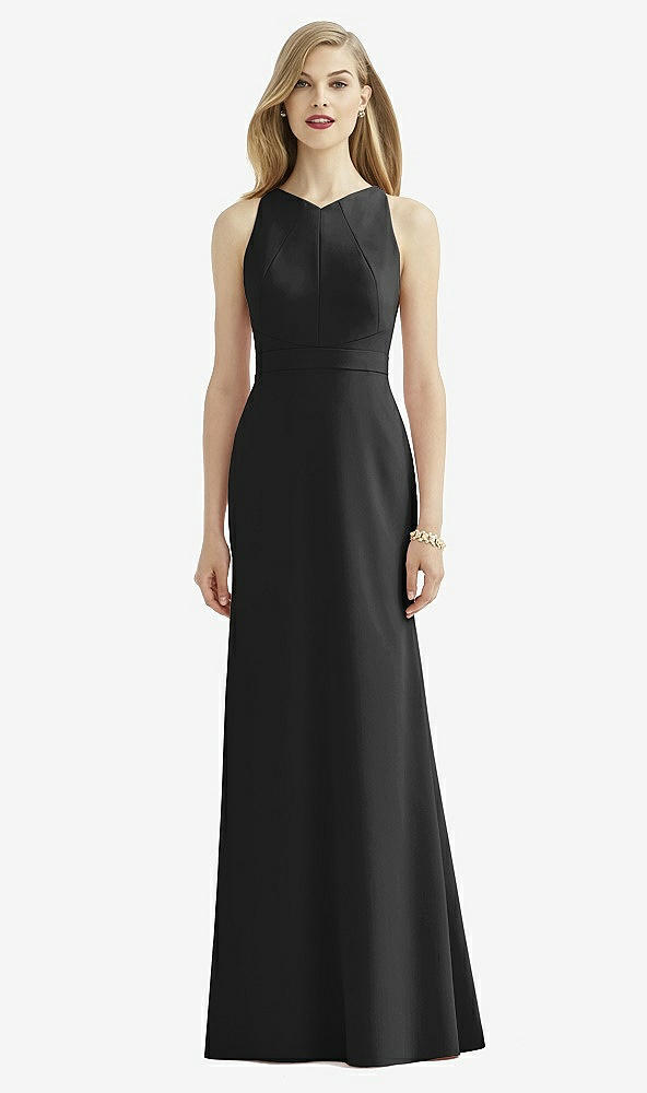 Front View - Black After Six Bridesmaid Dress 6740