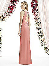 Rear View Thumbnail - Desert Rose After Six Bridesmaid Dress 6740