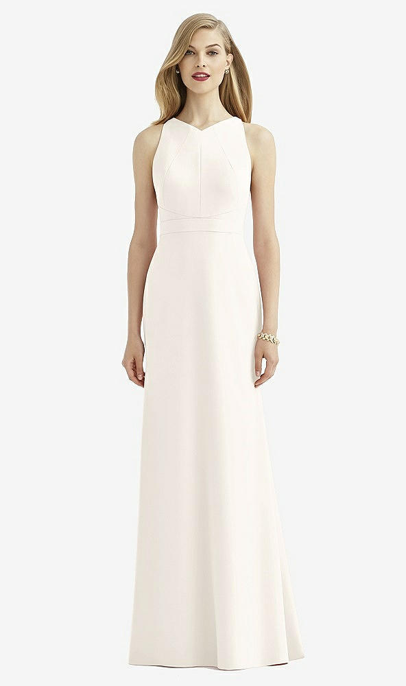 Front View - Ivory After Six Bridesmaid Dress 6740