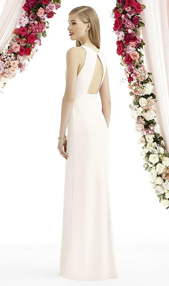 Back View - Ivory After Six Bridesmaid Dress 6740