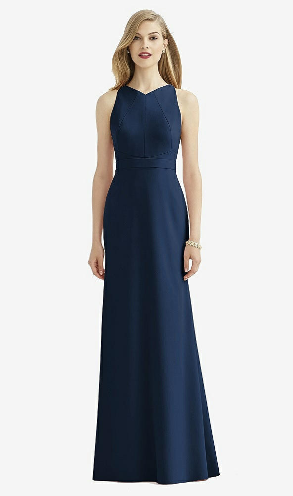 Front View - Midnight Navy After Six Bridesmaid Dress 6740