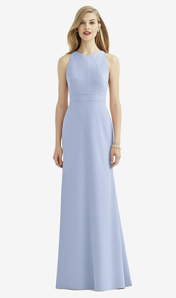 Front View - Sky Blue After Six Bridesmaid Dress 6740