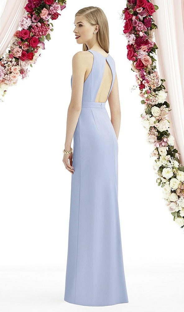 Back View - Sky Blue After Six Bridesmaid Dress 6740