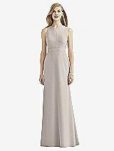 Front View Thumbnail - Taupe After Six Bridesmaid Dress 6740