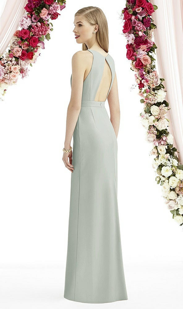 Back View - Willow Green After Six Bridesmaid Dress 6740