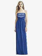 Front View Thumbnail - Classic Blue After Six Bridesmaid Dress 6743