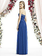 Rear View Thumbnail - Classic Blue After Six Bridesmaid Dress 6743