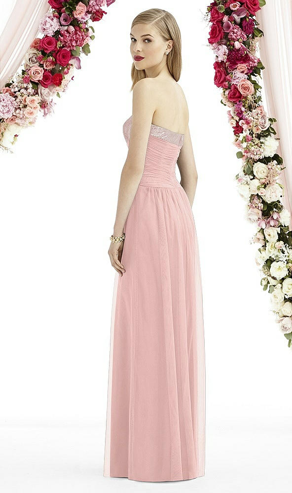 Back View - Rose - PANTONE Rose Quartz After Six Bridesmaid Dress 6743