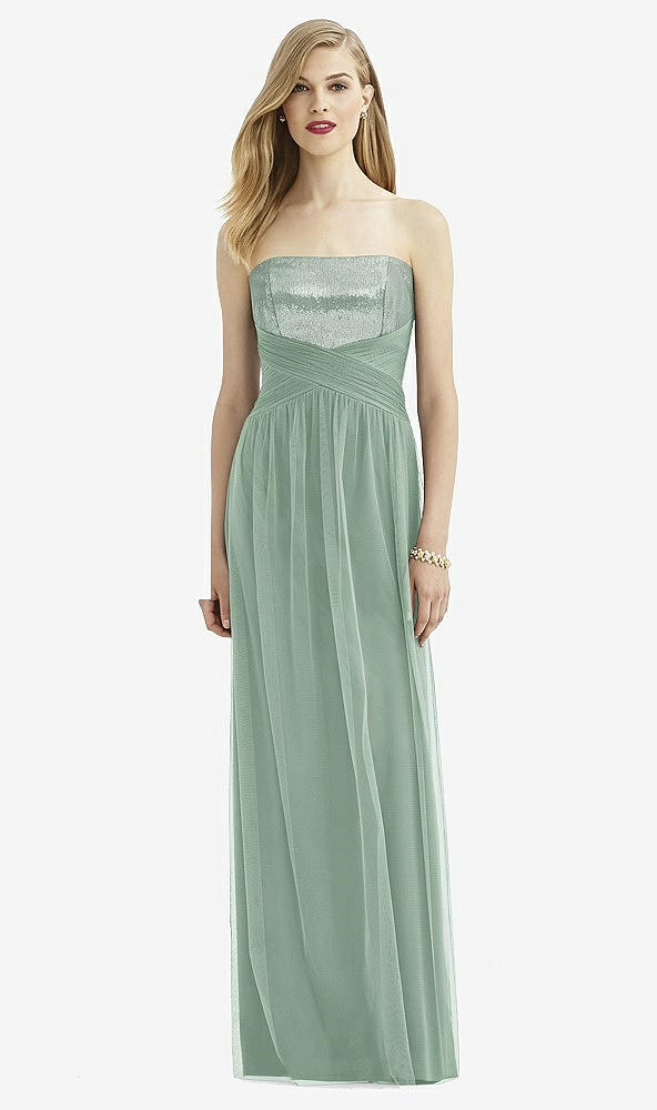 Front View - Seagrass After Six Bridesmaid Dress 6743