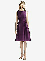 Front View Thumbnail - Aubergine After Six Bridesmaid Dress 6744