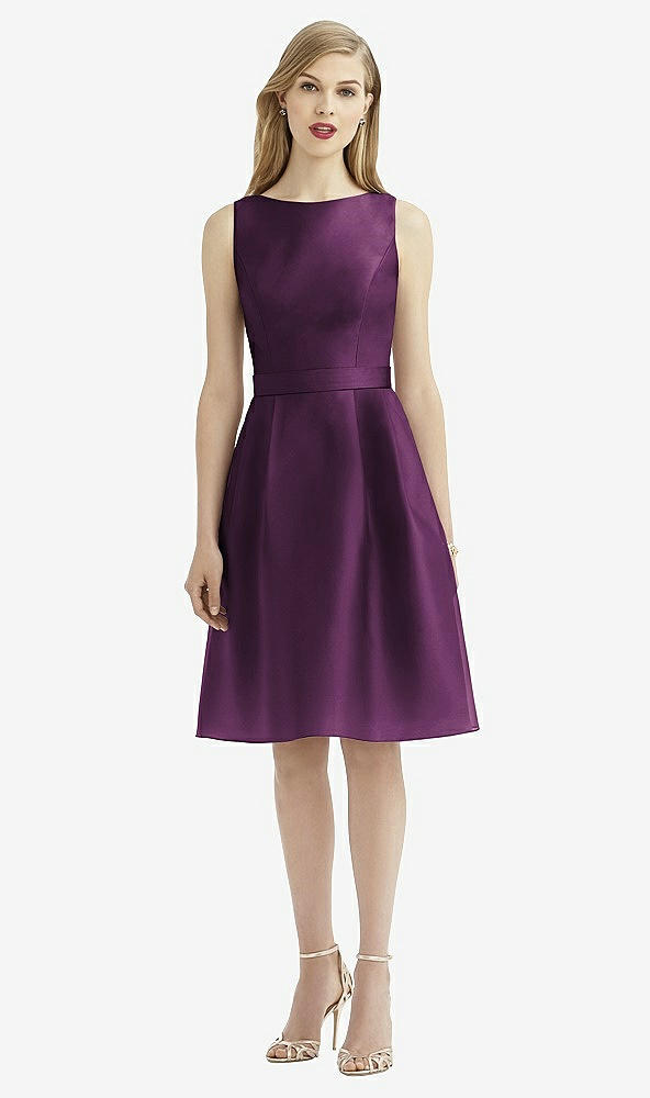 Front View - Aubergine After Six Bridesmaid Dress 6744